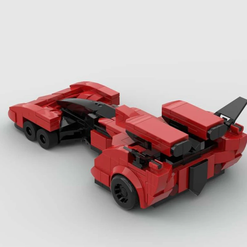 281 قطعة MOC CYBER FORMULA 001 اللبنات هدية الكريسماس لعبة لتطوير الصبر والتركيز