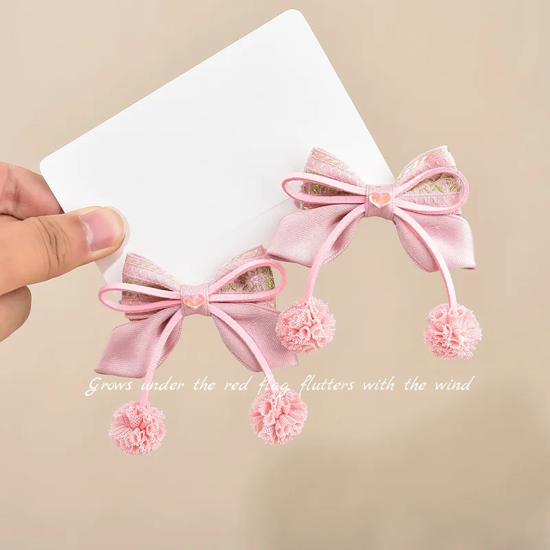 

3D Bow Hair Clips for Kids Girls Princess Hair Accessories for Little Girls Cute Non-Slip Snap Clip Hairpin for Children Gift