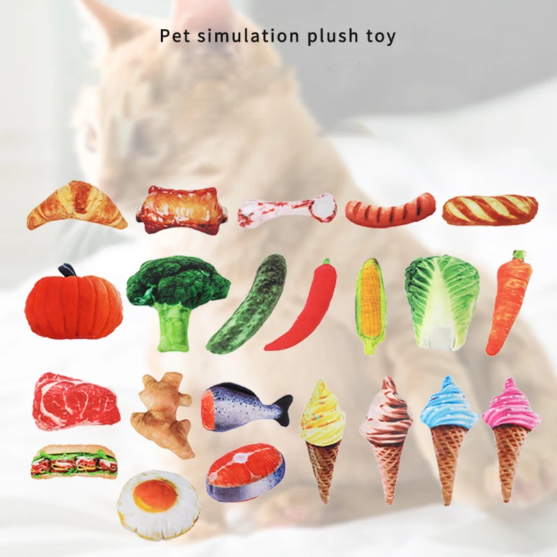 Dog Toys Funny Simulation Meat Puppy Pet Play Games Chew Toys Squeaky Toys for Small Big Dogs Pug Cats Pets Supplies