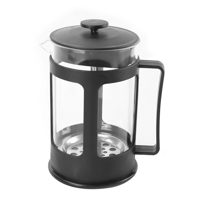 

French Presses Coffee Pot Practical Coffee Maker Multifunctional Coffee Kettle Teapot Stainless Steel Glass Coffeeware