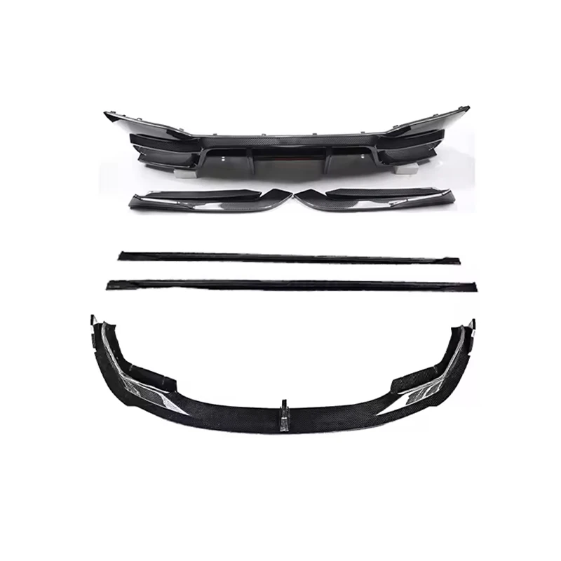 

Dry Carbon Fiber Fibre Bodykit Fit for BMW M5 F90 Front Lip Splitter Rear Diffuser Side Skirt Body Kit 2018-2019