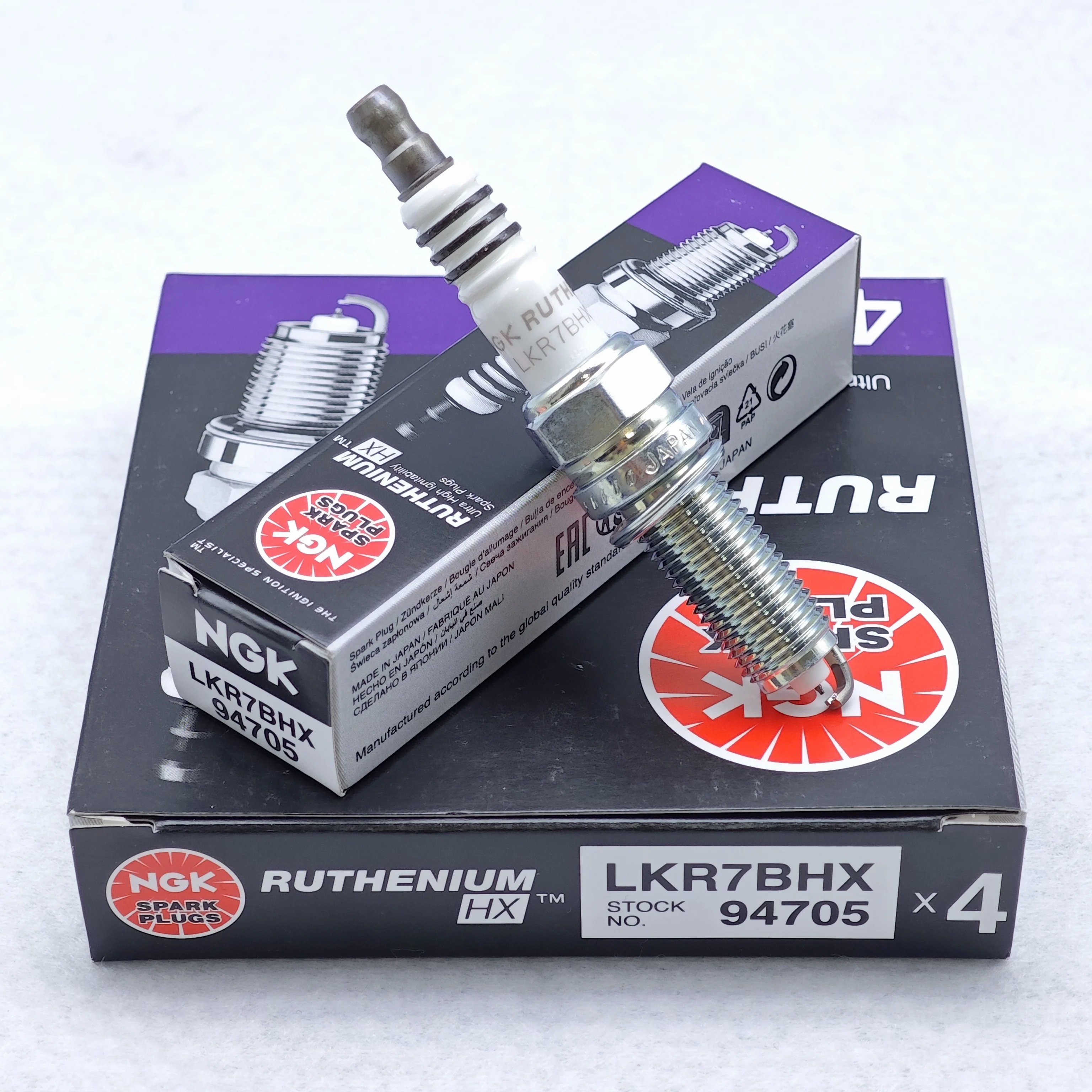 6pcs Original NGK Ruthenium Spark Plug LKR7BHX 94705 Suitable for JEEP Grand Cherokee 3.5