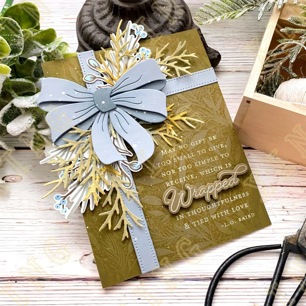 Botanicuts: Juniper Metal Cutting Die Scrapbook Embossed Paper Card Album Craft Template Cut Die Stencils New for 2023 Arrival