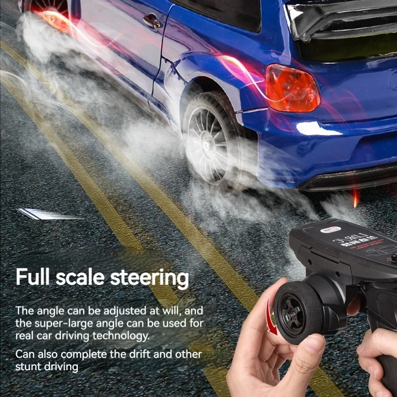 Novo modelo ld 1/28polo simulação de tração nas quatro rodas carro de controle remoto brinquedo de corrida giroscópio 2801p presente de carro de deriva proporcional completo