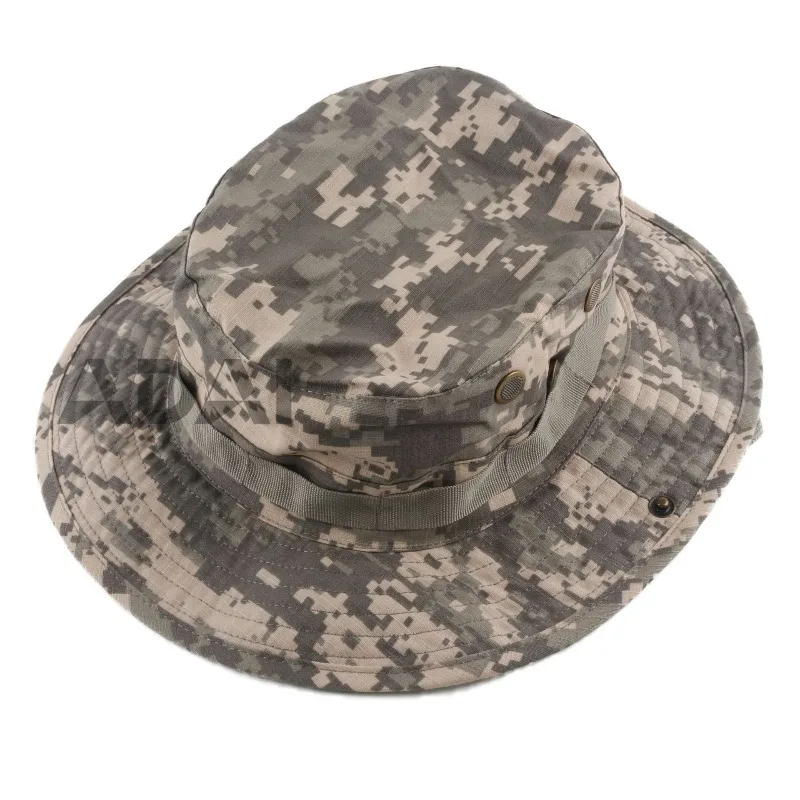

Camouflage tactical men's round-brimmed hat, field outdoor python hat Benny hat fisherman fishing army fan