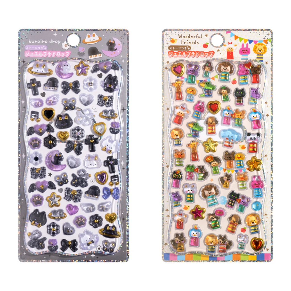 

Японские 3D-наклейки с рельефным изображением - мультяшные наклейки для скрапбукинга, кавайные канцелярские товары для ведения дневников