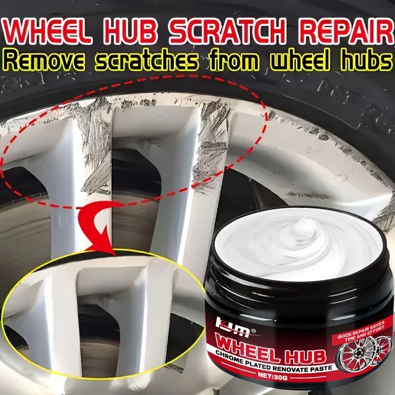 Universal hub repair kit, car tire care polish, advanced car wax for scratch-free restoration