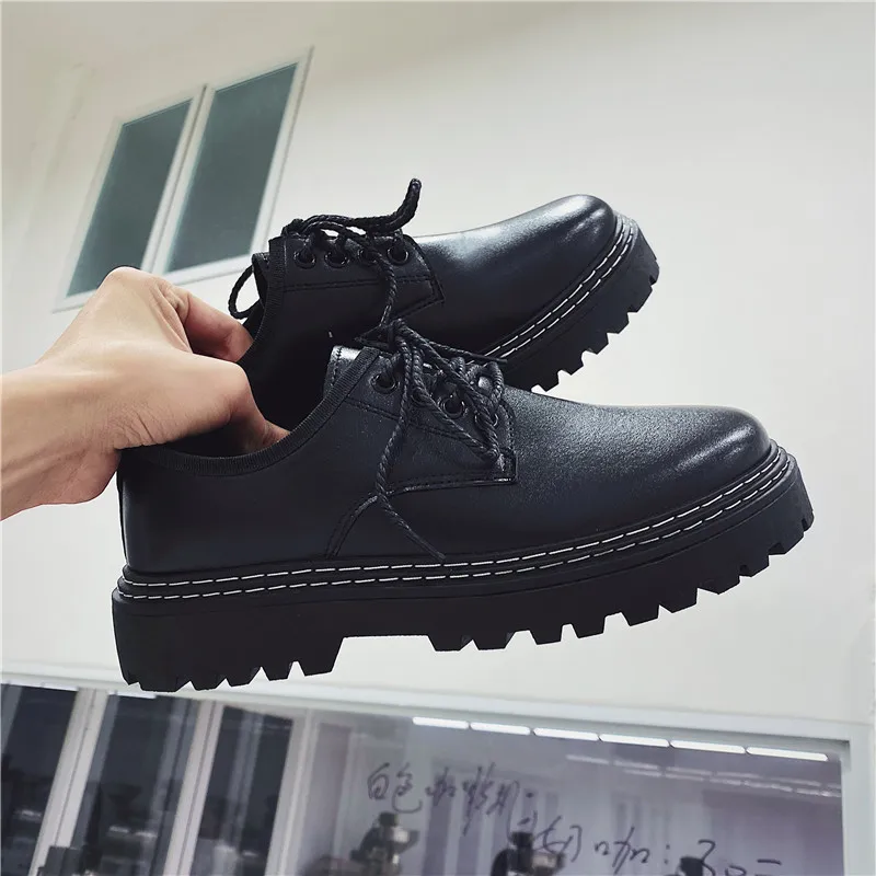 Men Shoes Leather Casual Shoes Fashion Moccasins Unisex Business Shoes Men\'s Shoes Fashion British Driving Shoes Boots