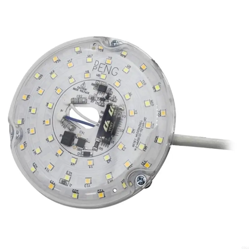 

Q0KA Ceiling Fan LED Reform Set 15W Adjustable Fan Light Replacement Installation 110V Energy Saving Light Bulb