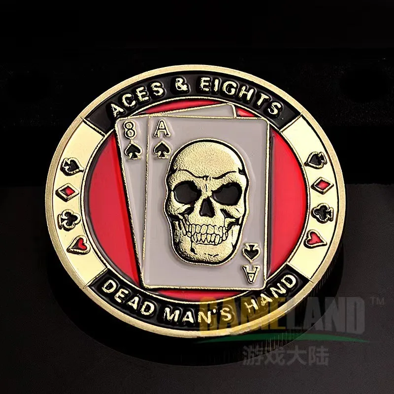Lucky Poker Coin Card Guard Protector Poker Cards Good Luck Challenge Coin Casino Chips Dealer Token Souvenir Collectible Gifts, image 21