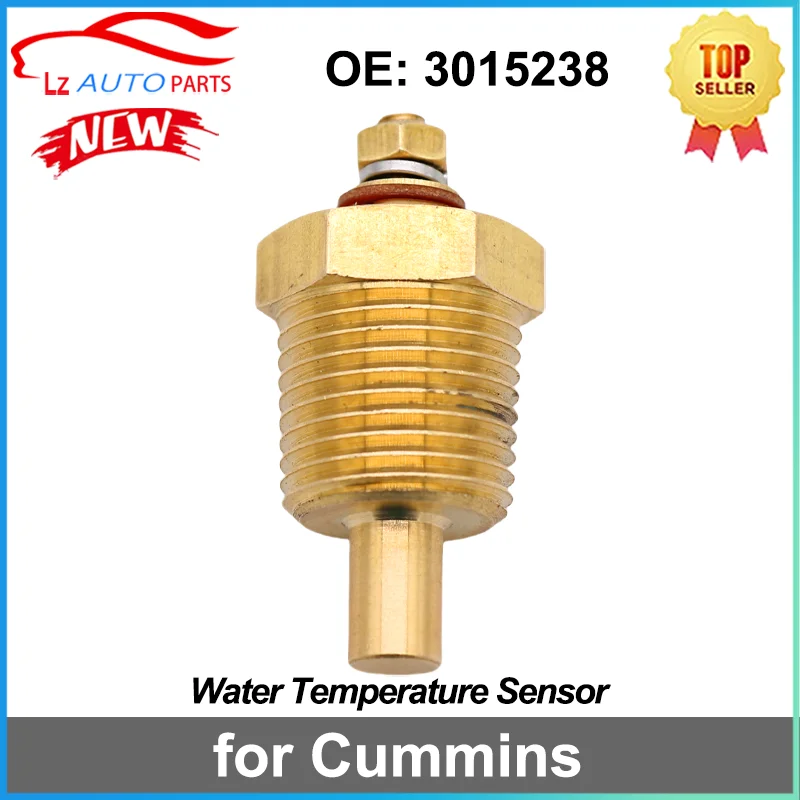 1/2 NPT 3015238 Diesel Generator Parts Engine Water Temperature Sensor for Cummins NT855 KTA19 K19 KTA19GC QSK19