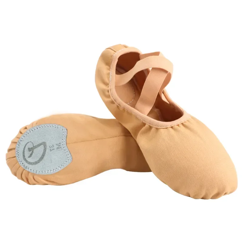 Chaussures de ballet élastiques à semelle souple pour femmes et filles, pantoufles de danse professionnelles, entraînement de danse, fitness, yoga