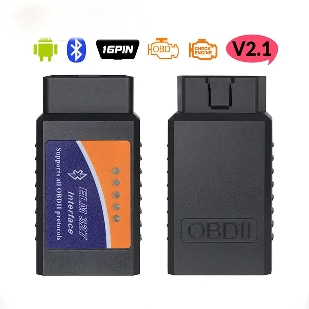 ELM327 OBD2 Scanner, Bluetooth Auto Fault Code Reader, Car Diagnostic Detector Diagnostic Instrument Tool