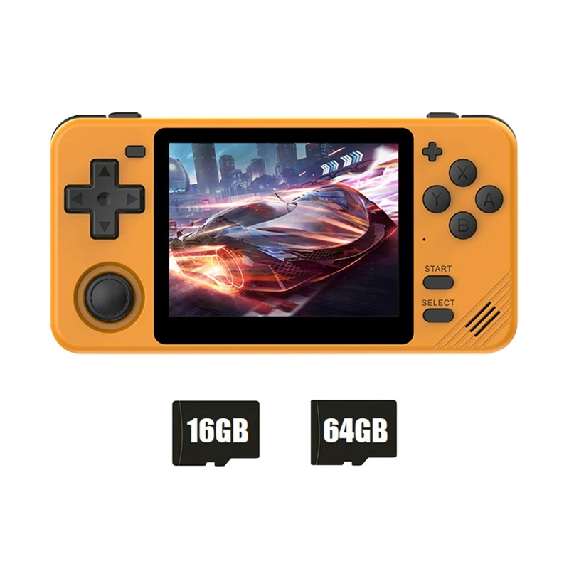 

RGB10X Handheld Game Console 16GB+64GB 3.5 Inch IPS Screen Open Source For GBC GBA PSP NDS Simulator Video Game Console