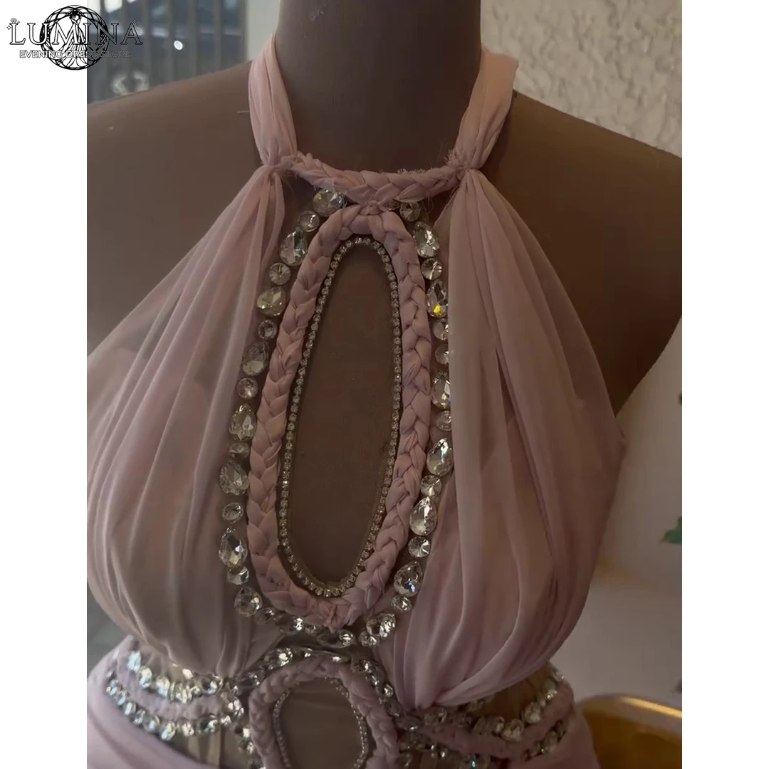 

Lumina One Shoulder Evening Dresses Wedding Party Dress Fishtail Skirt Ball Gowns Custom Made Chiffon Women's Prom Dress 2026