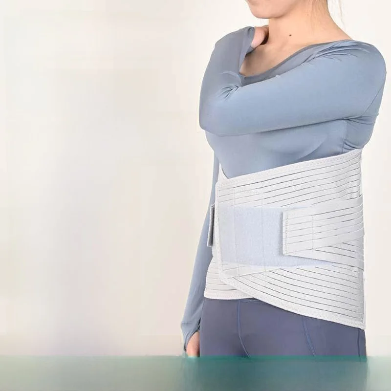

Wide Elastic Breathable Supportive Waist Belt Steel Plate Full Elasticity Waist Circumference Back Support for Sports Adults