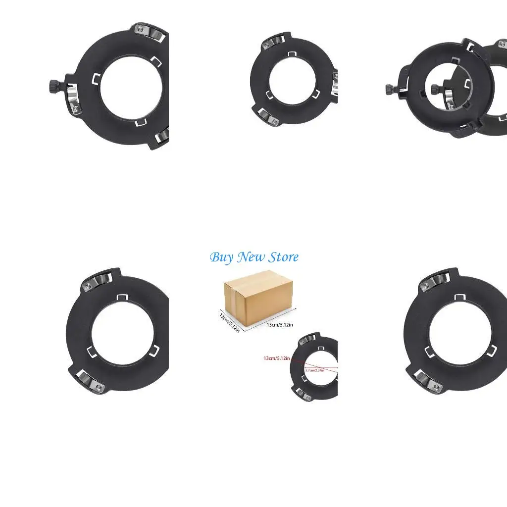 

20CE 1Pc Efficient Adapter Converter Rings for YN150 YN150S Video Light Transforming FM Mount Mini Baorong to Baorong Mount