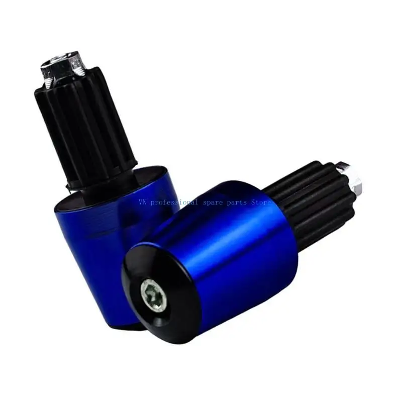 41XA ฝาครอบปลายแฮนด์รถจักรยานยนต์อลูมิเนียมอัลลอยด์สากลป้องกันการกัดกร่อนติดตั้งง่าย