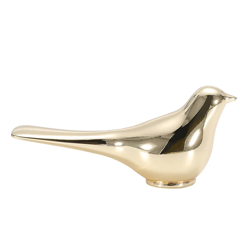 Bird Shaped Drawer Handle Knob Dresser Knobs Door Ornament Gold Pull Bird-shaped Cabinet