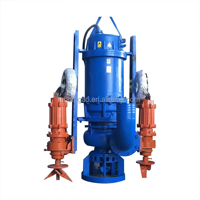 High Lift Large Flow Submersible Sewage Pump With Grinder Non-Clogging Centrifugal Pump For Wastewater High Pressure Sump Pumps