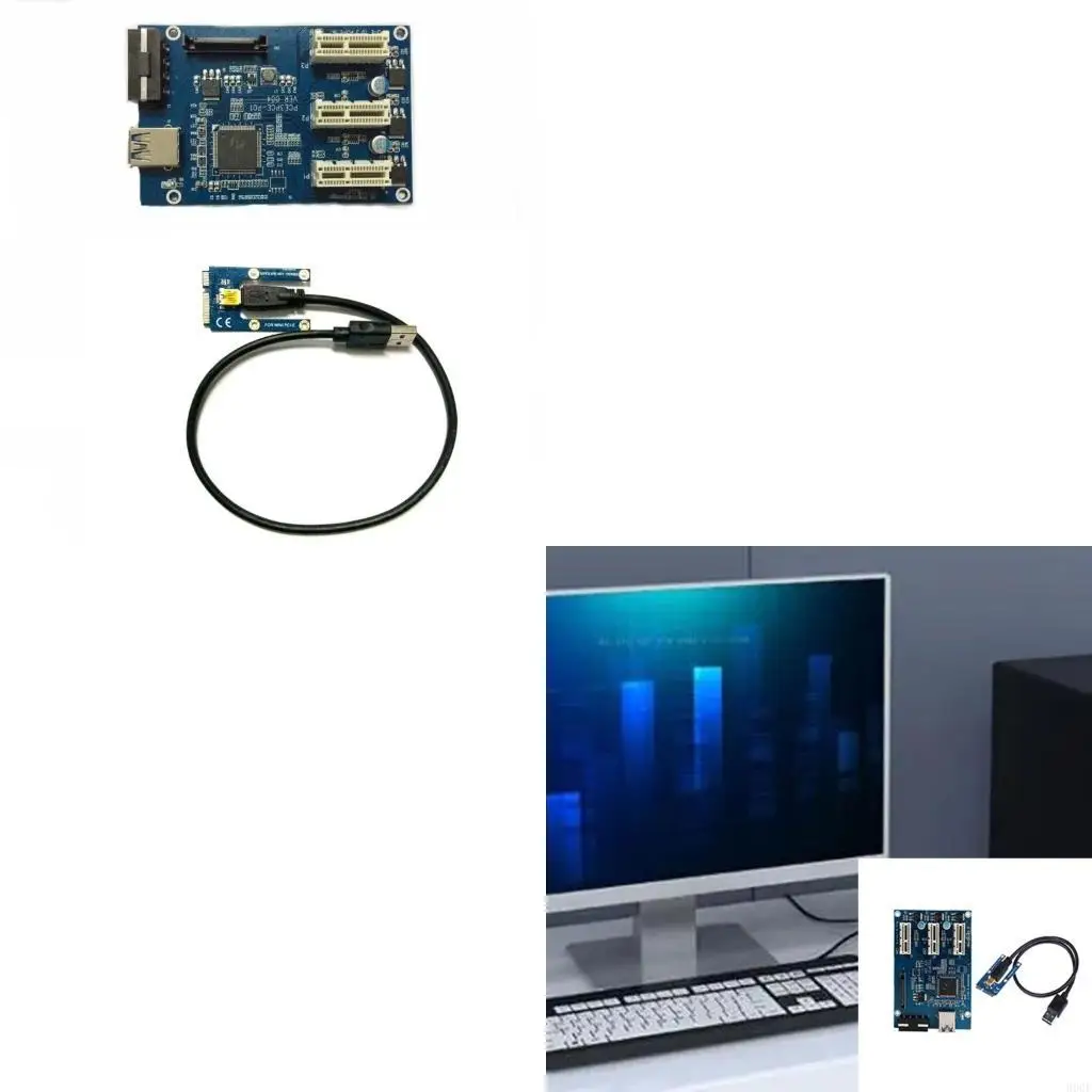 

Эффективная плата расширения 900F Mini PCIe на 3PCIe, быстрая передача данных для материнских плат