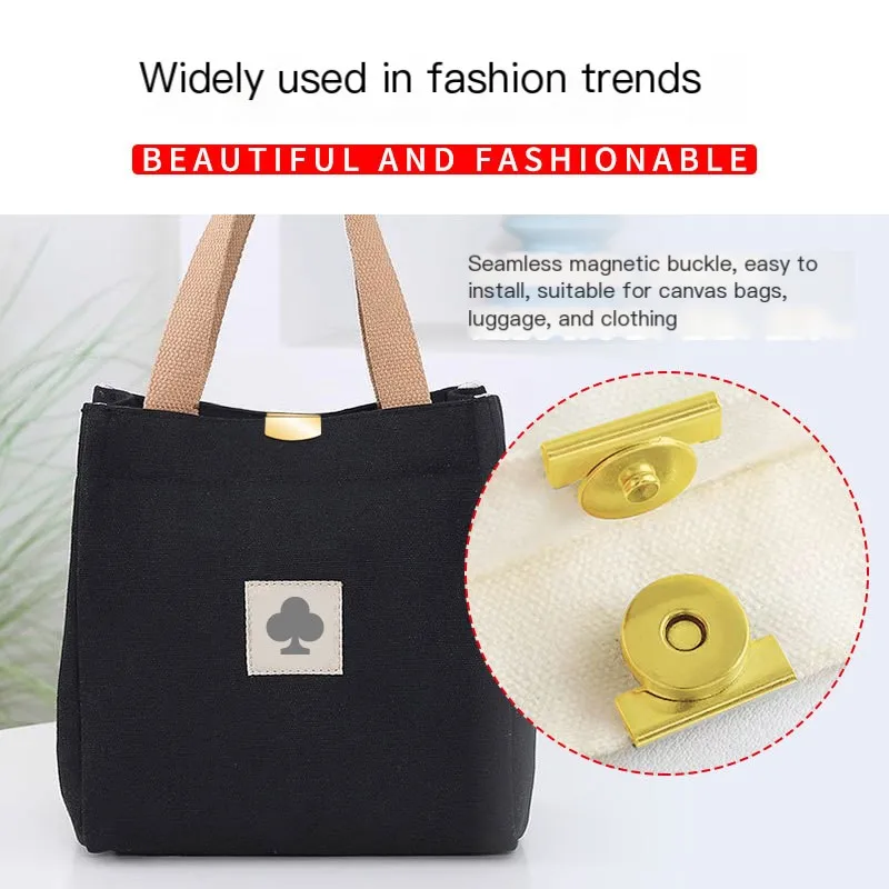 5Pc Magnetic Buckle Fasteners Clasps Snaps Buttons Bag Hardware Magnet Button For Handbag Snap Clasps DIY Craft Bags Accessories - Image 3