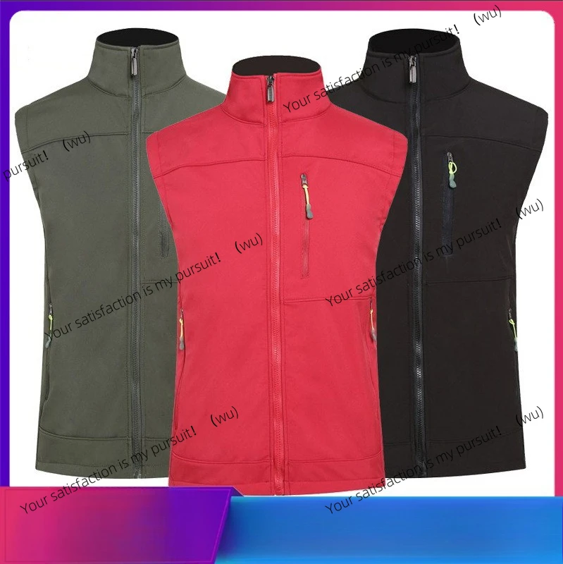 

Тактический жилет из мягкой оболочки для улицы, такой же для мужчин и женщин, бархатный теплый модный спортивный жилет