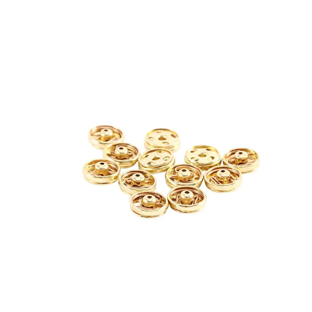Handmade 6/8mm Handmade Accessories Fabric Apparel Sewing Metal Buckle Invisible Button Sewing Buttons Sewing Accessories