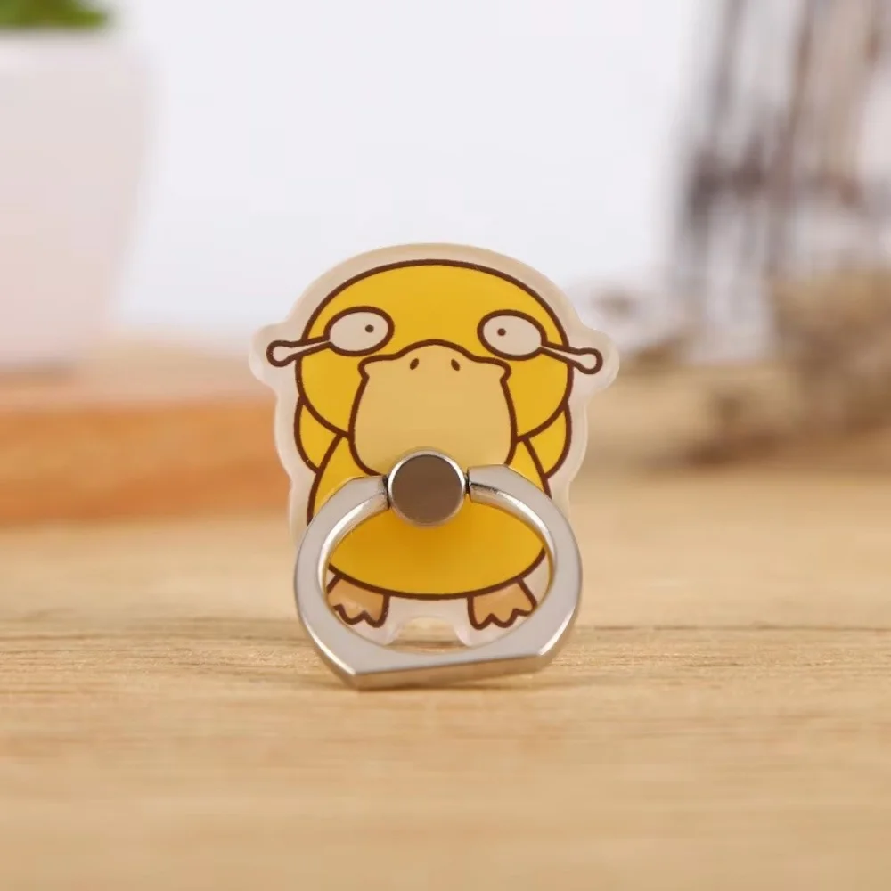 애니메이션 포켓몬 핑거 링 폰 스탠드 폰 케이스용 유니버설 아크릴 스마트폰 홀더 소켓 브래킷 선물