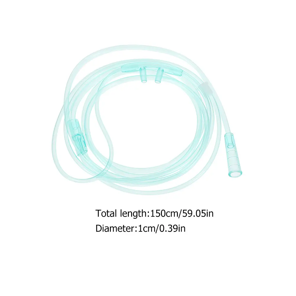 12Pcs Nasal Cannula Double Stuffy Nose Tubing Disposable Oxygen Tubes Plastic Nasal Tube Nasal Oxygen Tubes Nasal Tubing 1.5M