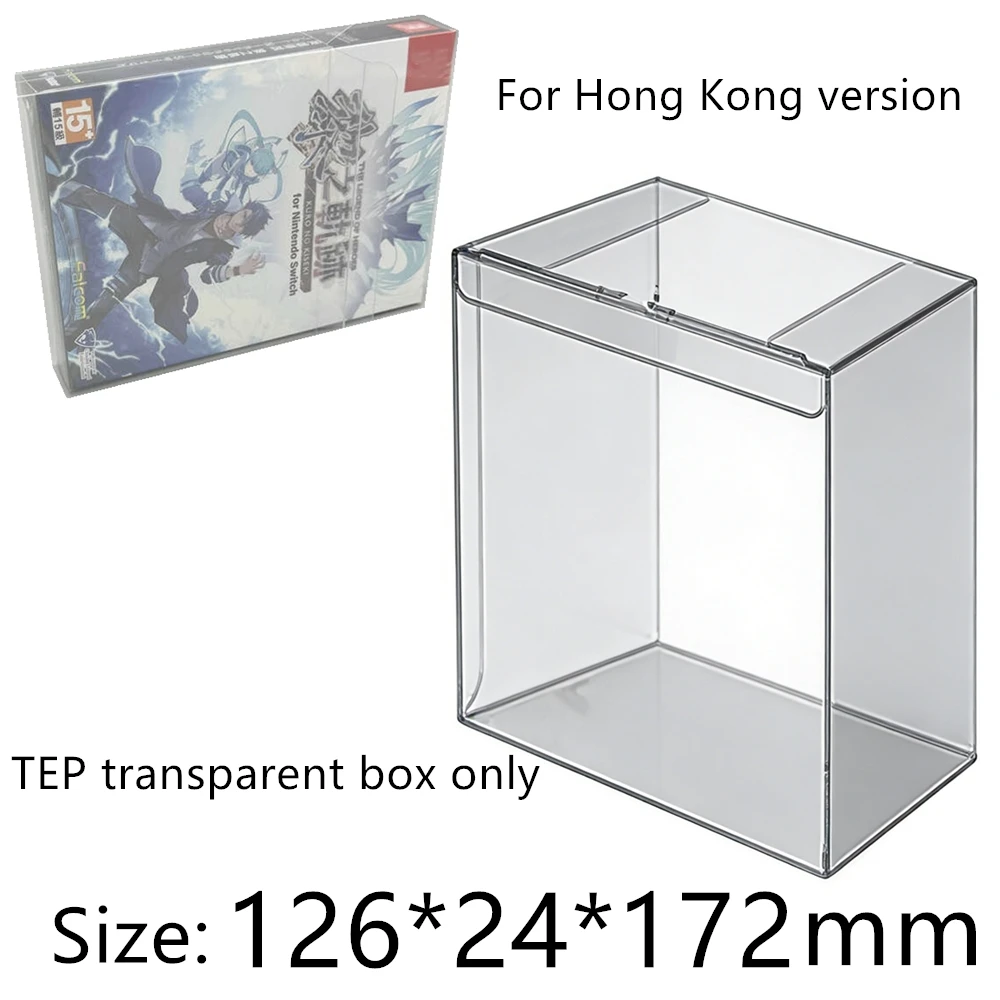 Transparent Box Protector For The Legend of Heroes: Trails Through Daybreak First-Press Storage Game Shell Clear Display Case