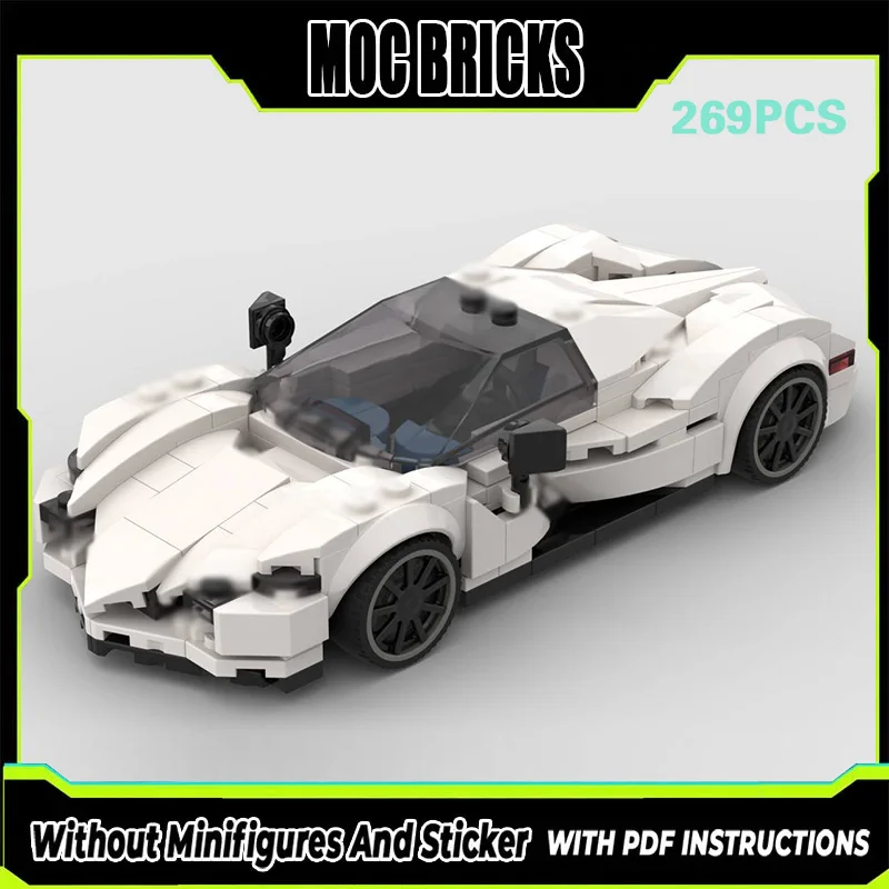 

Speed Racing Car Model MOC Building Bricks Electric Super Sports Car Modular Technology Gifts Holiday Assemble Children Toy Suit
