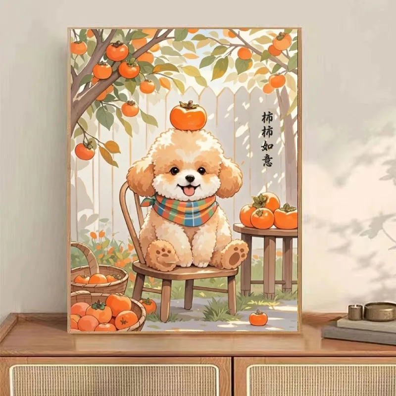 

4163561 Digital oil painting living room decorative painting sofa background wall hanging painting
