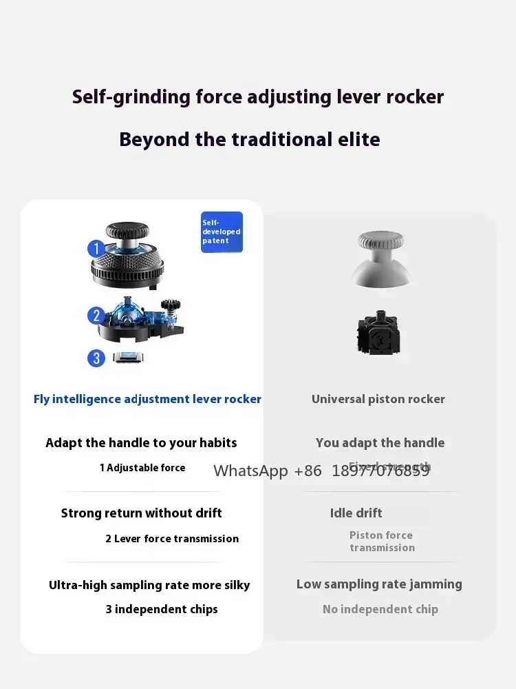 With Hall Rocker Gamepad FPS Elite Handle Wireless Gamepad Flydiji Vader 4 Pro Gaming Controller For Switch Steam PC Ios TV