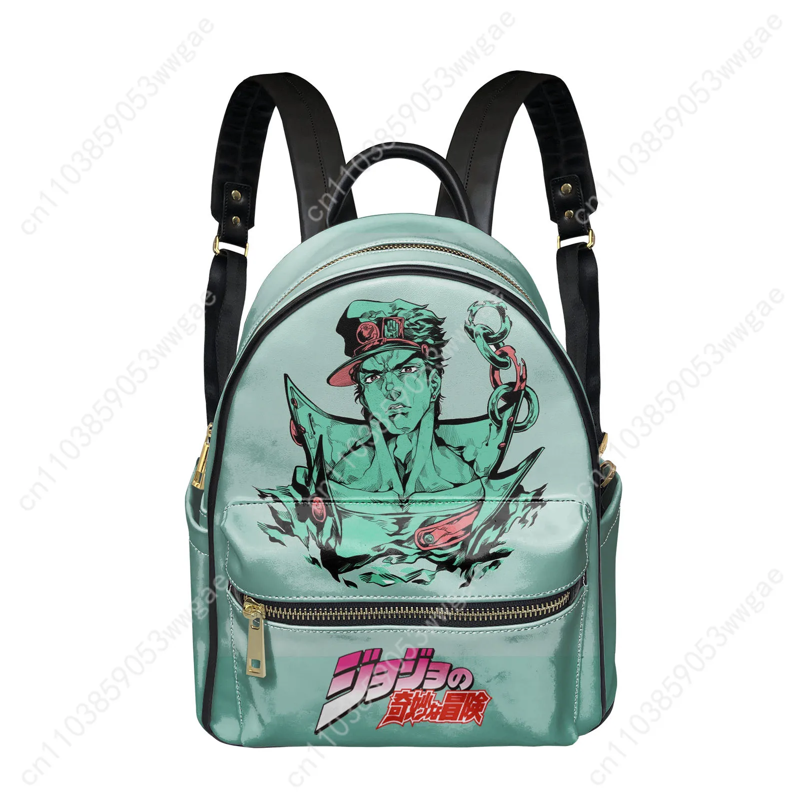 JoJo Anime Backpack Women Man Knapsack Tailor-made Text Image Double Shoulder Bag Business Travel Bookbag Rucksack Gift Daypack