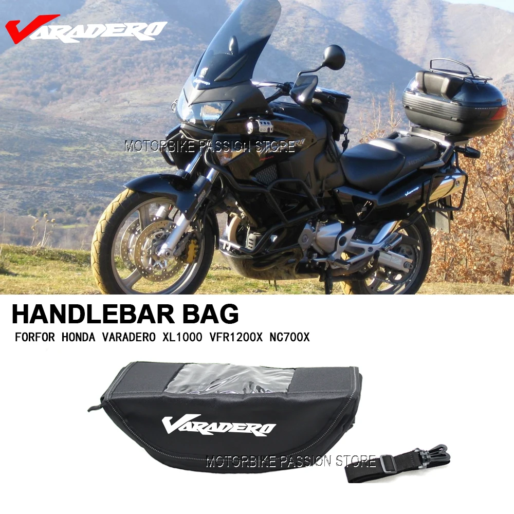 Suitable for Honda Varadero XL1000 VFR1200X NC700X universal motorcycle accessories portable waterproof handlebar bag