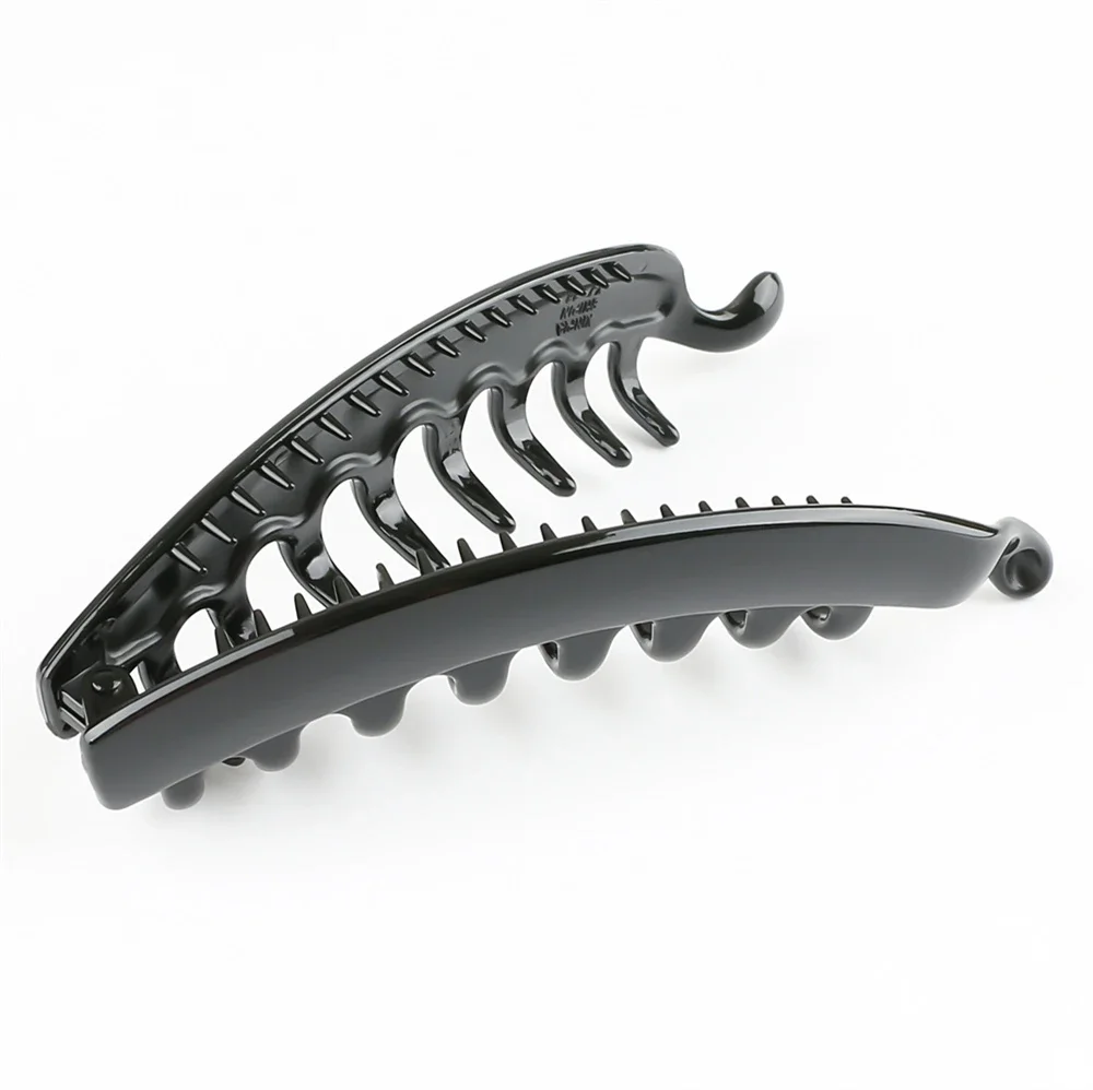 Mode Baru Klip Pisang Vertikal ABS Beku Wanita Memutar Rambut Cakar Kuncir Rambut Jepit Rambut Aksesoris Rambut Pegangan Rambut