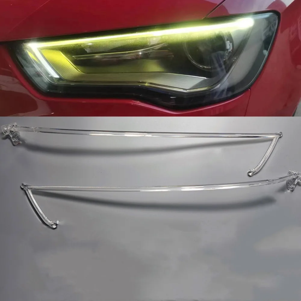

NEW Headlight DRL Tube Acrylic tube Light Guide Strip Light DRL Strip For Audi A3 2013 2014 2015 2016
