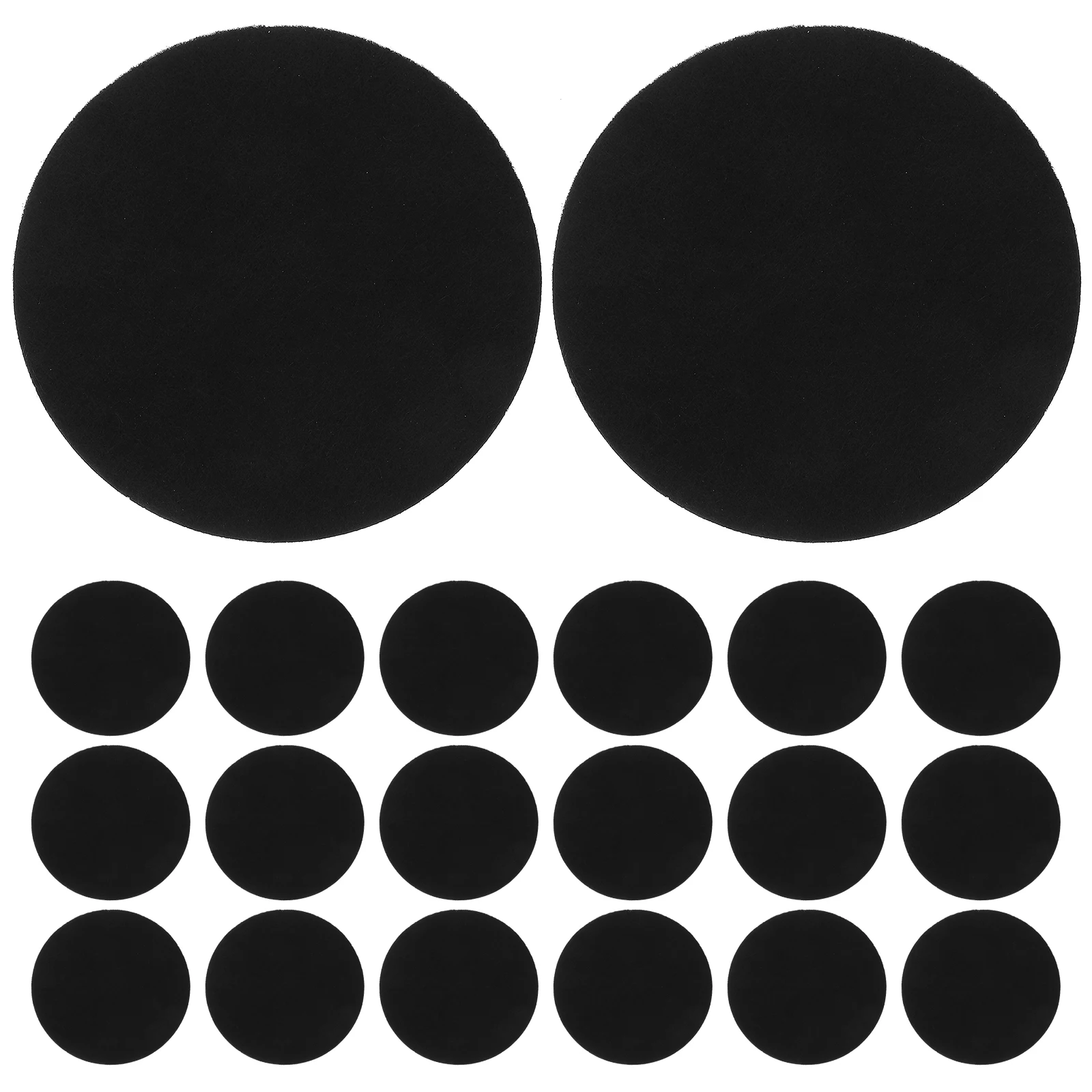 

20Pcs Incense Ash Pad Fireproof High Temperature Resistant Round Incense Burner Mat for Home Office Spa Yoga Censer Pad Mat