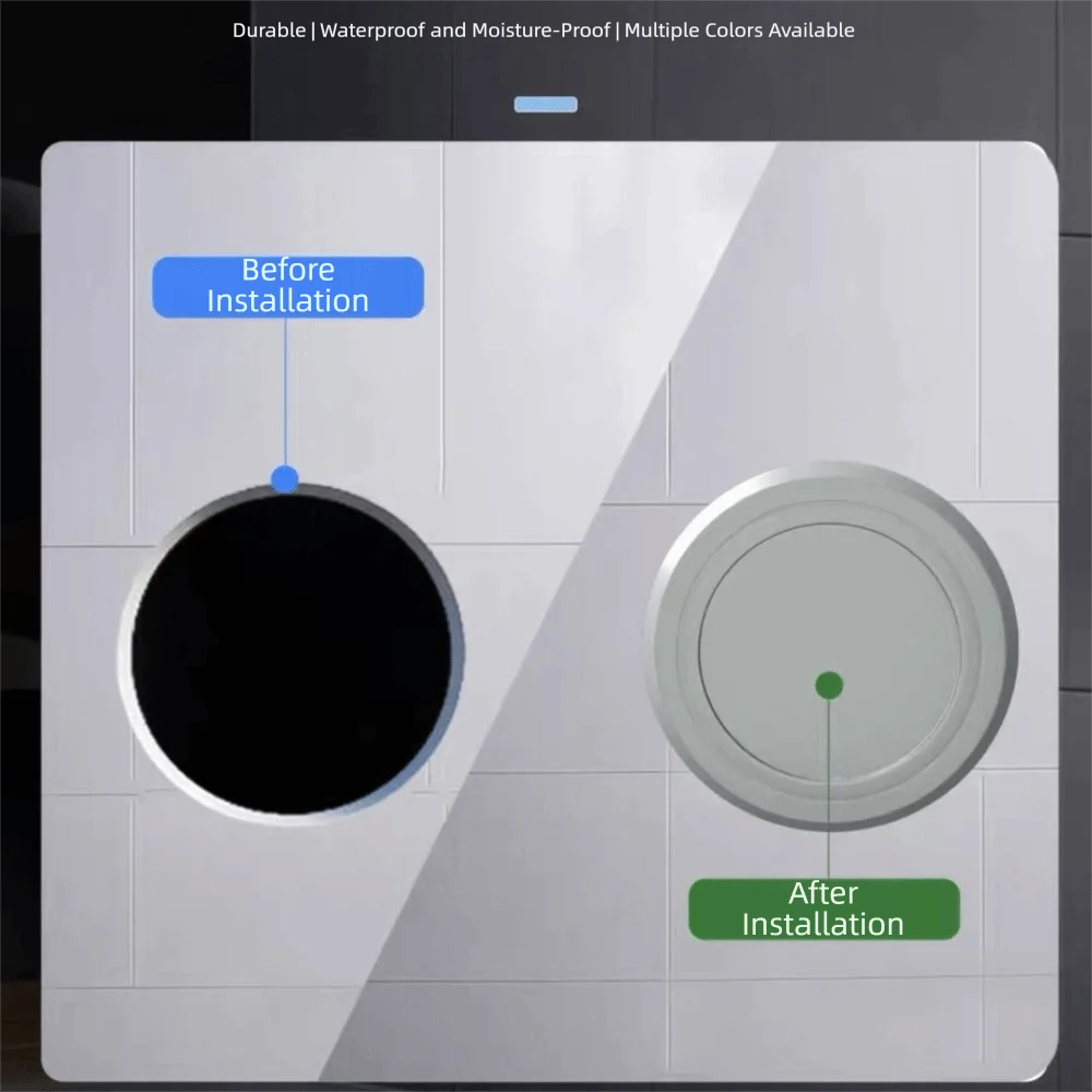 New Round Access Panel White Removable Access Doors Self Adhesive Wall Panel