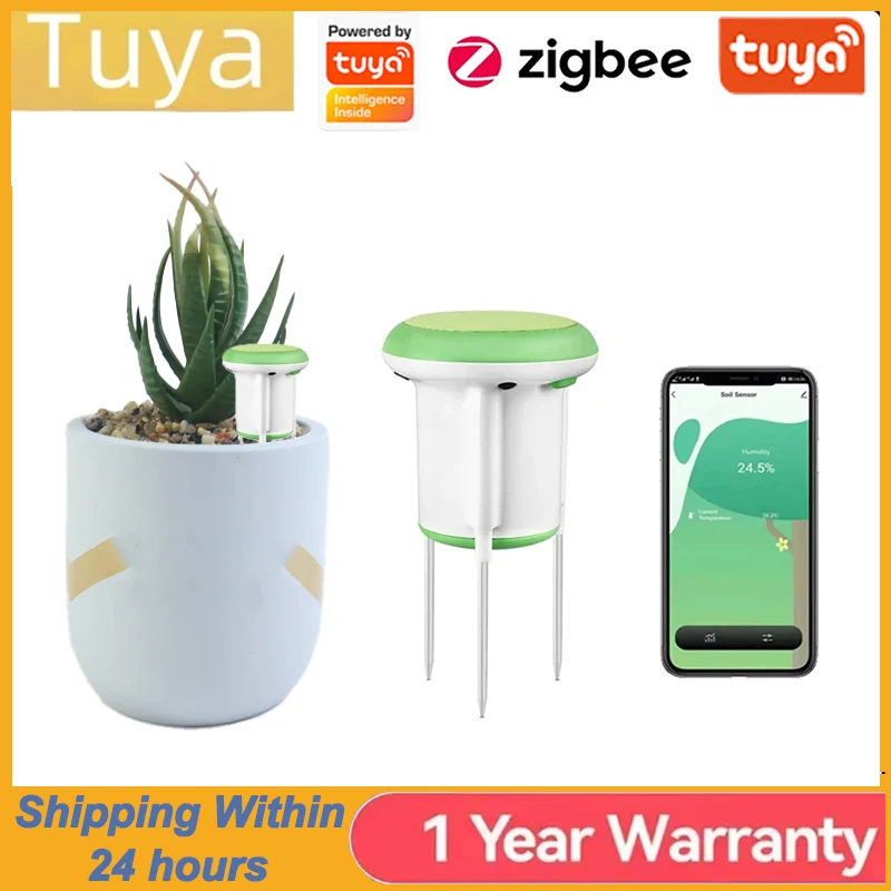 

Tuya Smart Zigbee тестер почвы измерители влажности почвы датчик влажности почвы термогигрометр автоматизация сада детектор орошения