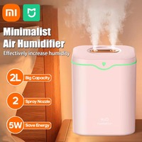 Xiaomi MIJIA 2000ml Double Spray Large Capacity USB Humidifier Silent  Household Lamp Air Conditioning Room Air Humidification