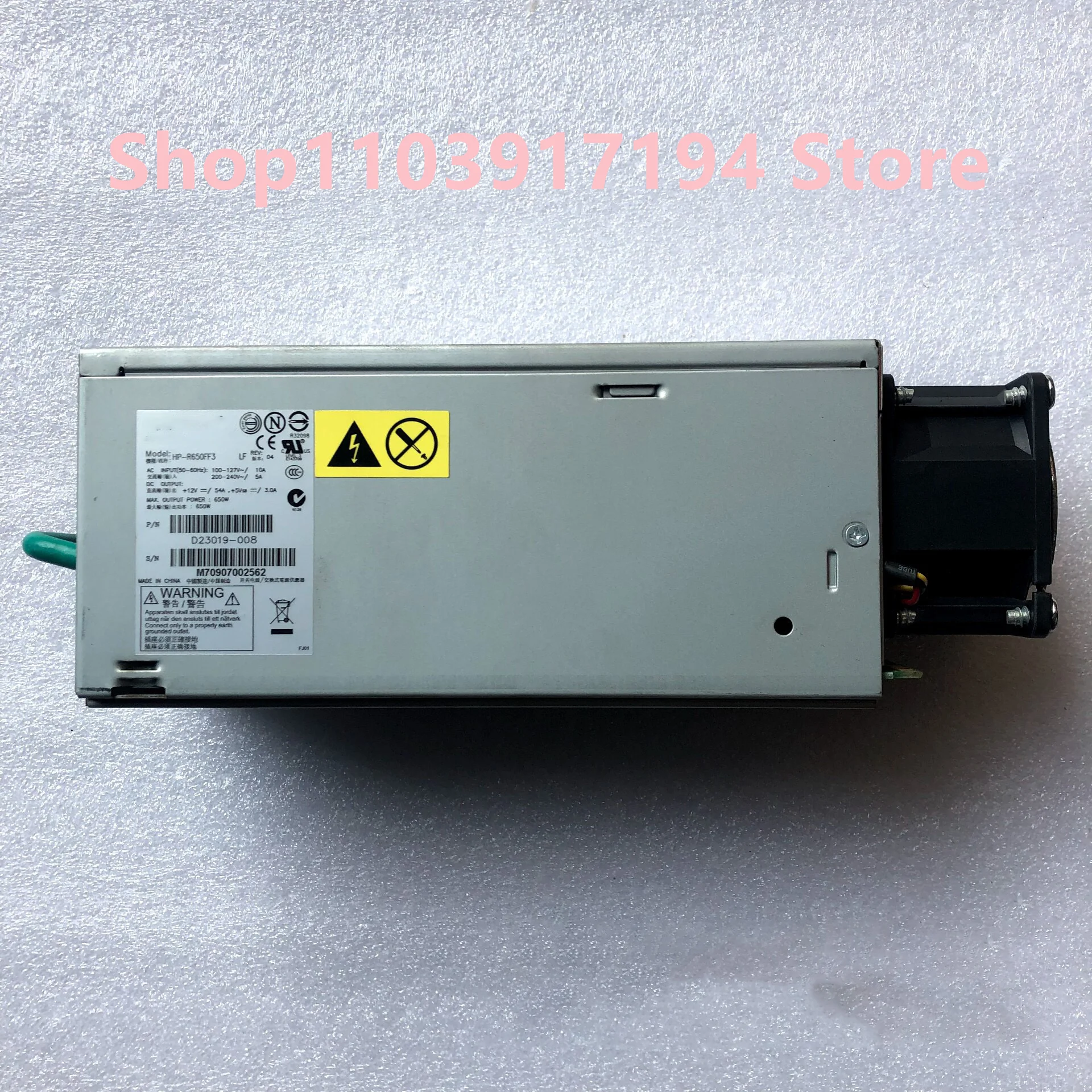 HP-R650FF3 D23019-008 36001639 IN SC5299BRP R350 Alimentatore