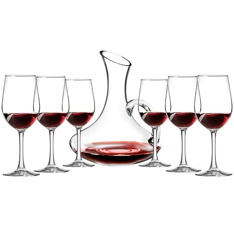 Red Wine Glasses Set Household Wine Decanter Wine Glasses Luxurious European-style Glass Wine Goblet