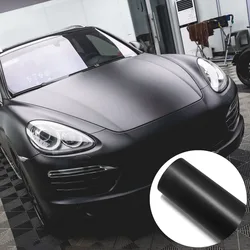 Car Wrap Stickers Matte Black Color Change Vinyl Film Bubble Free Sticker Vinyl Film Auto Exterior Interior Car Accessories