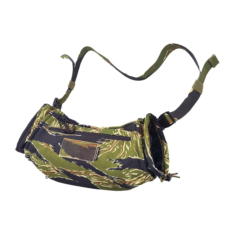 Tactical Raiders Hand Warmer Pouch NIR Compliant Jungle Green Tiger Camo TR139