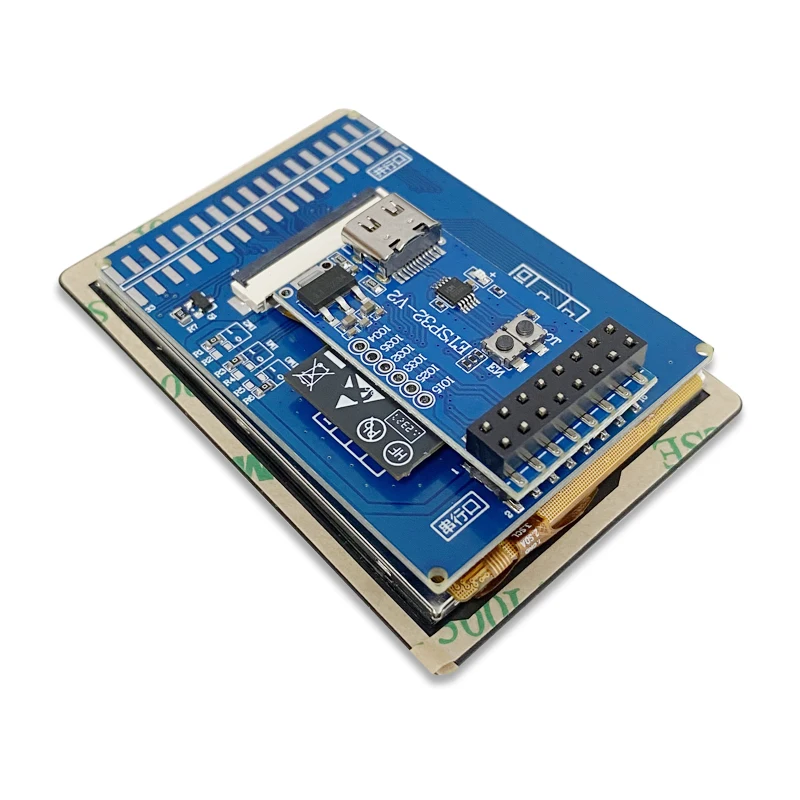 ESP32 2.4 pouces 240*320 affichage intelligent Ardu37LVGL WIFI et carte de développement Bluetooth 2.4 pouces LCDTYPE-C téléchargement de ligne électrique