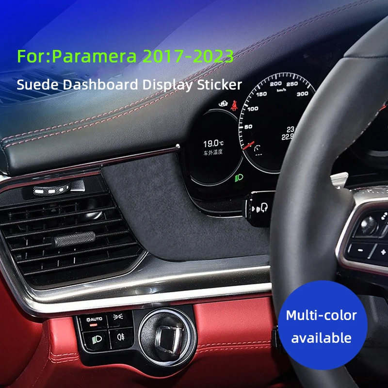 

Suitable for Porsche Panamera 971 2023 Super Suede dashboard display panel ultra-thin sticker modification stickers Car Accessor