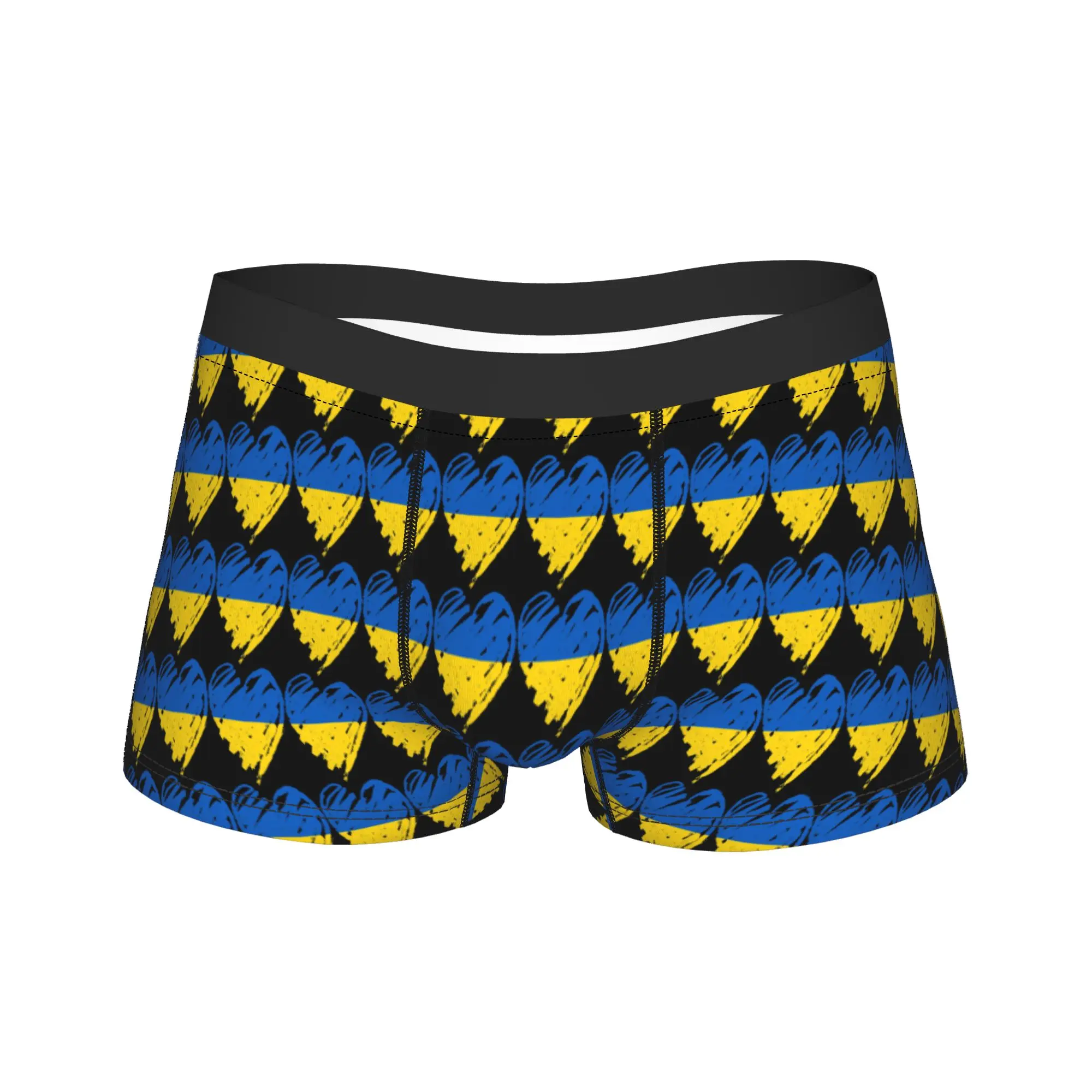 

Мужские трусы-боксеры с принтом «Украинский флаг», эластичные, качественные, больших размеров