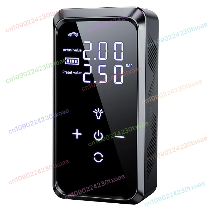 

Dual Screen Car Jump Starter & Air Compressor - Portable Emergency Power Bank with Battery Booster